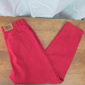 Vintage Liz Wear Petites Ladies' Red Jeans